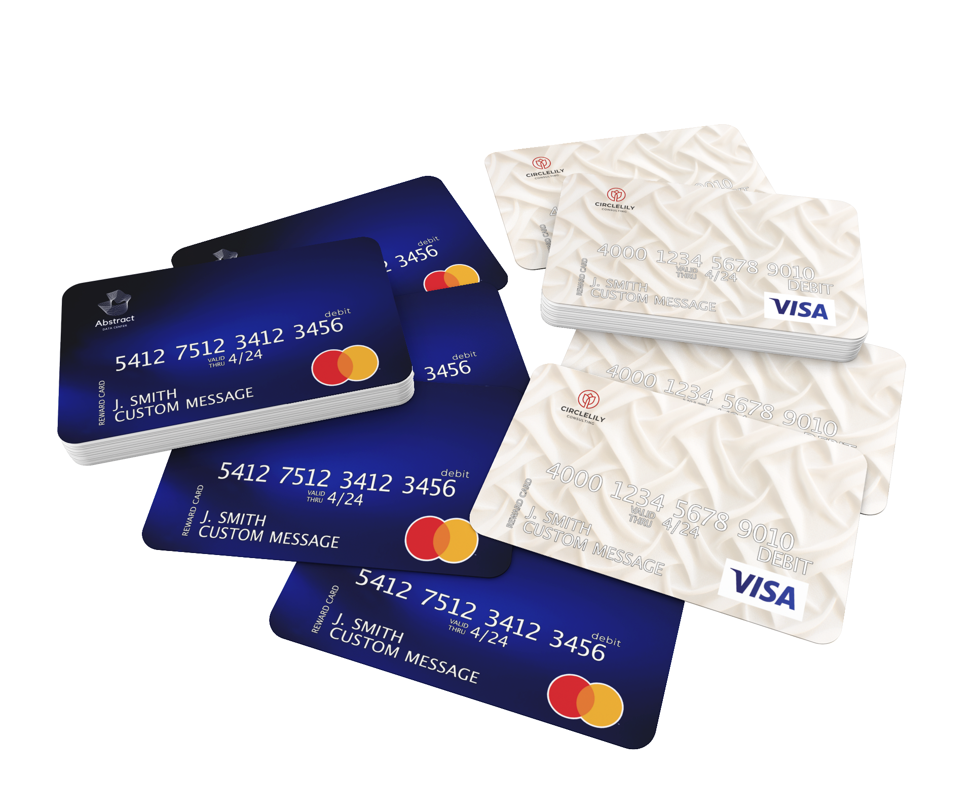 mockup-of-two-piles-of-disorganized-business-cards-1550-el-2